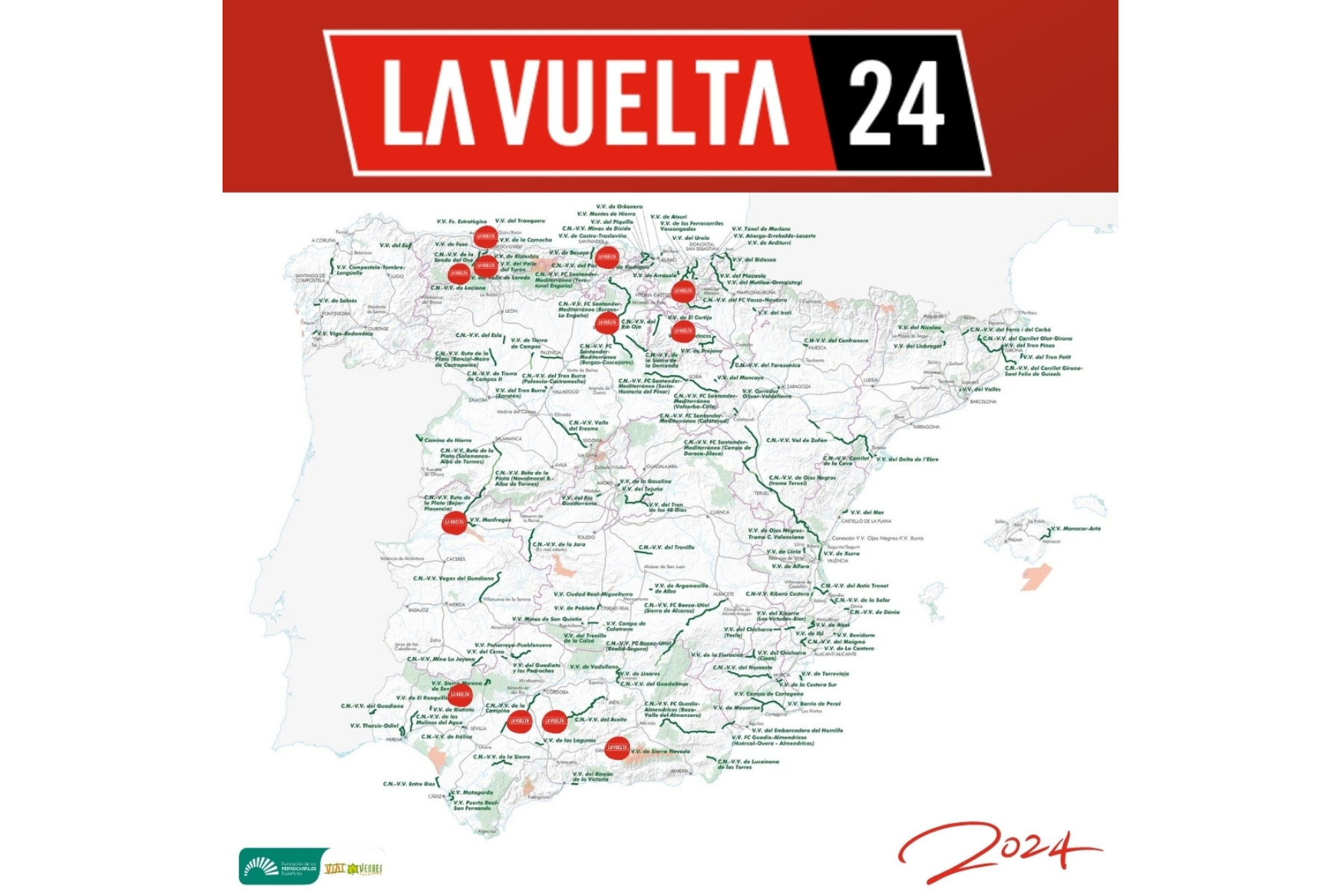 Vas Verdes en La Vuelta ciclista a Espaa